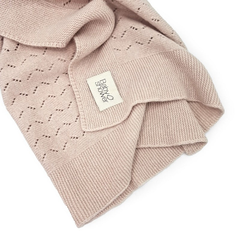 COUVERTURE TRICOT CLASSIC CASHMERE NUDE