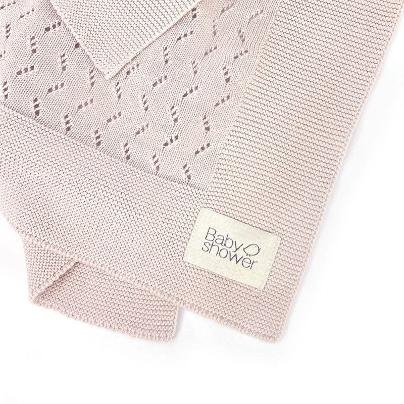 Couverture tricot classic nude