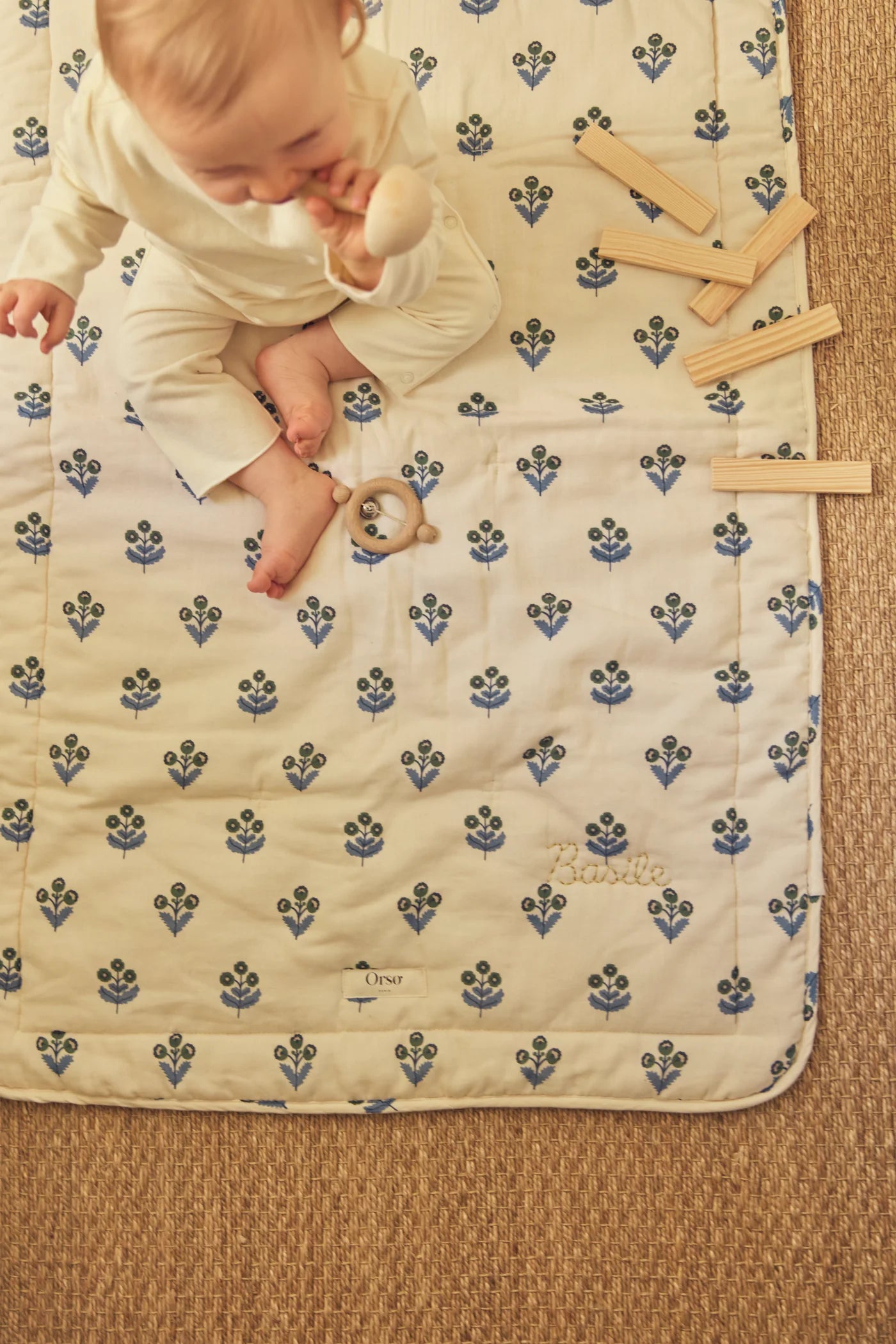 Couverture Matelassée - Plumbago