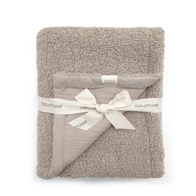 Couverture polaire latte