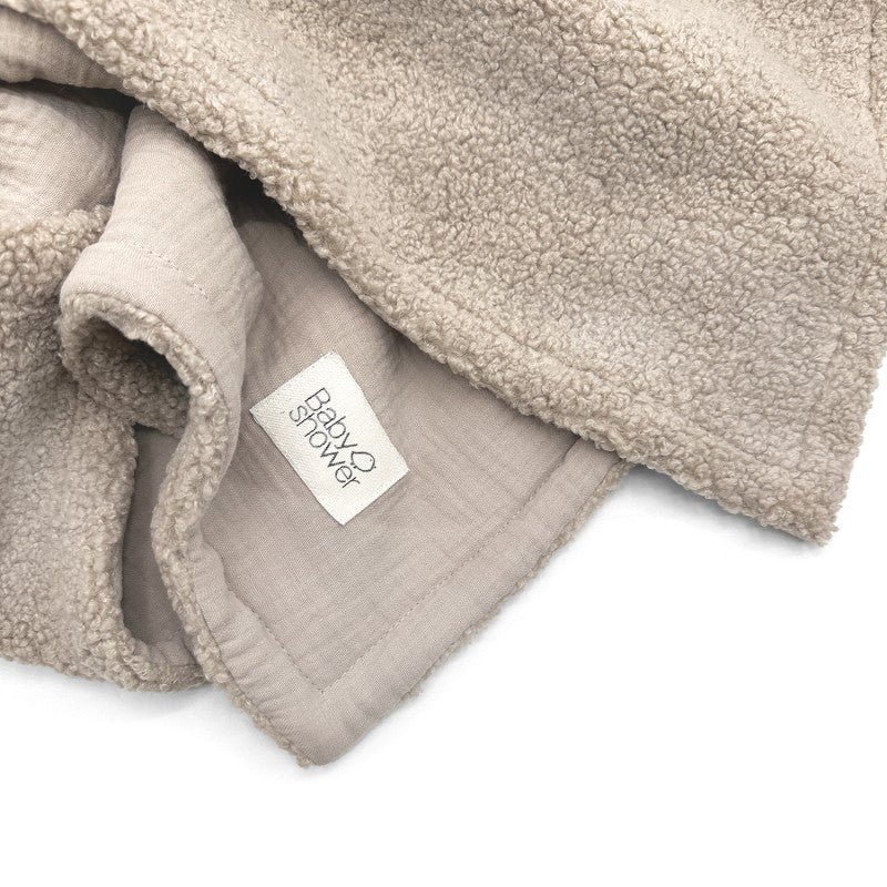 Couverture polaire latte