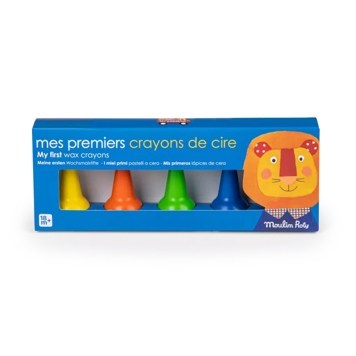 5 crayons de cire - Les Popipop