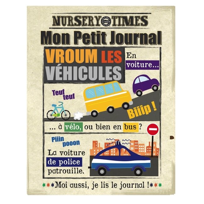 Mon petit journal - Les véhicules