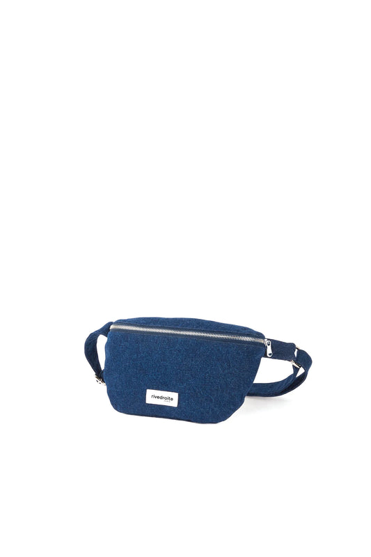 CUSTINE LE SAC BANANE - Coton recyclé Denim brut