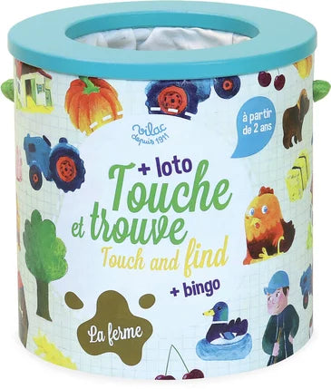 TOUCHE ET TROUVE LA FERME - EN BOIS