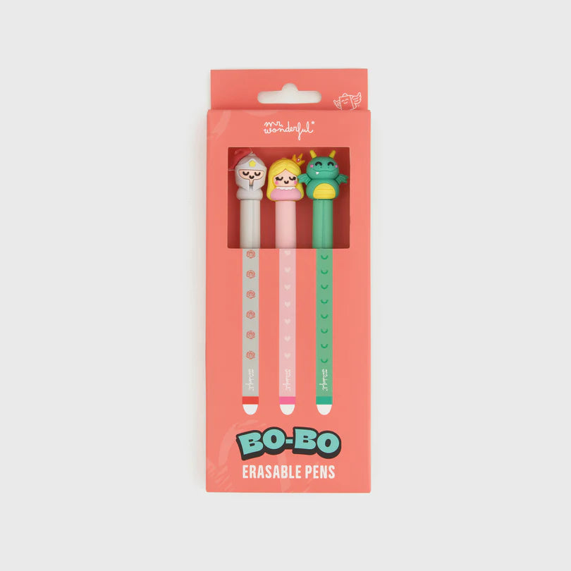 Lot de 3 stylos effaçables pour écrire des histoires mémorables
