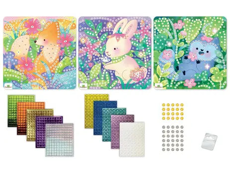 STICK'N FUN - S - MOSAIQUES - LES ANIMAUX DOUX - SYCOMORE