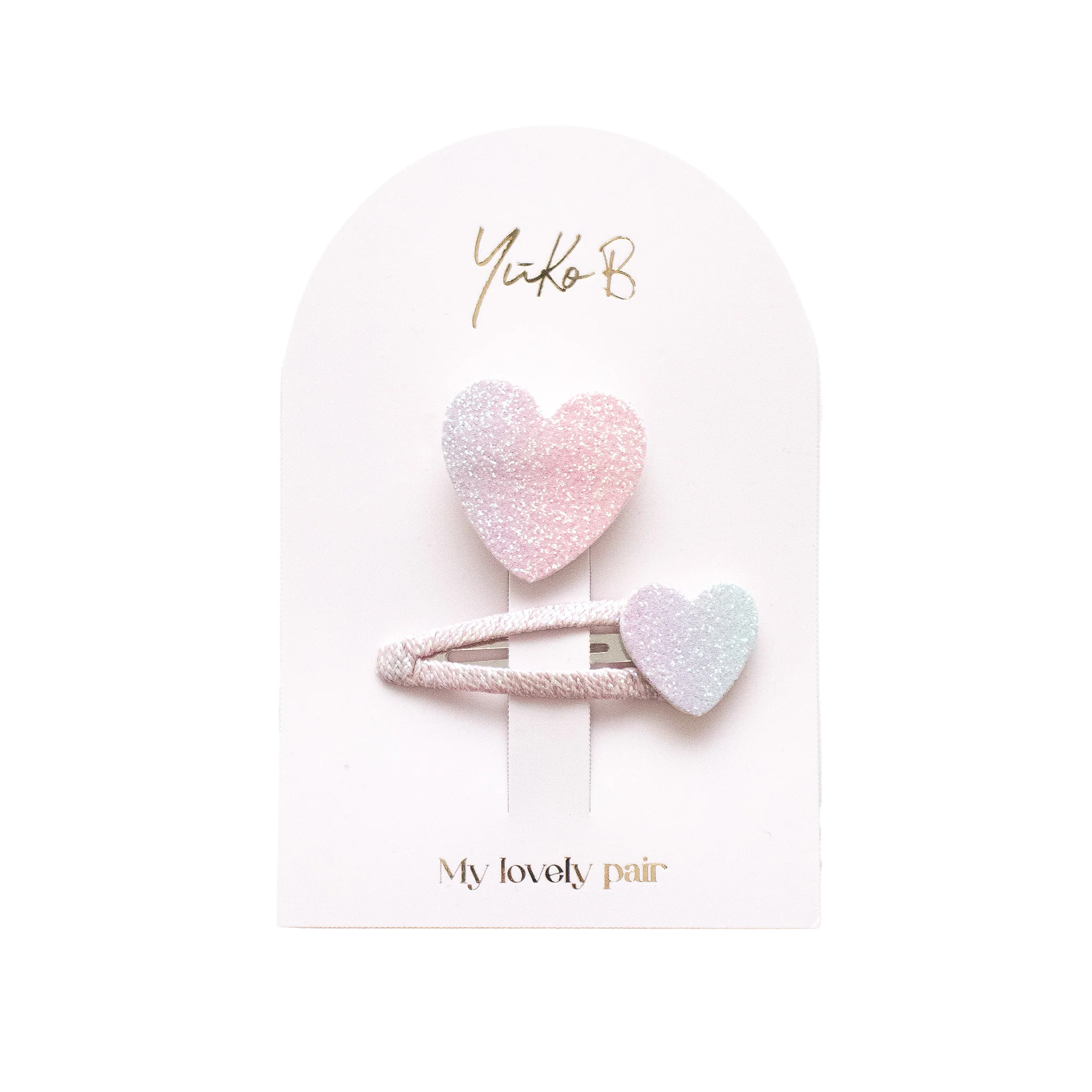 Duo Barrettes & Broche Enfant - My Lovely Pair Arc-en-Ciel - YUKO B