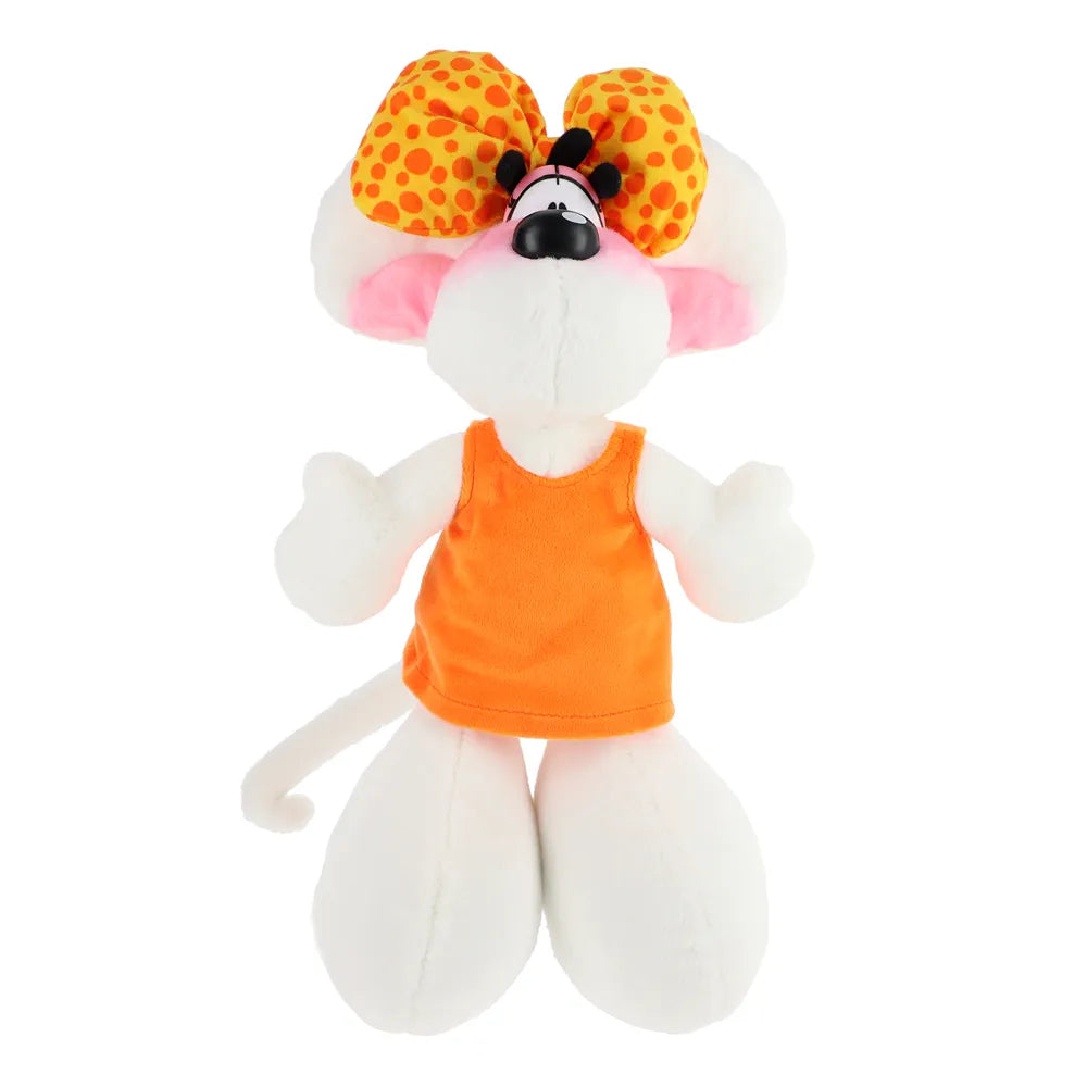 Peluche Diddlina en robe orange 30cm