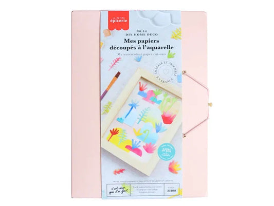 Kit DIY Home Déco - Mes Papiers découpés à l'Aquarelle