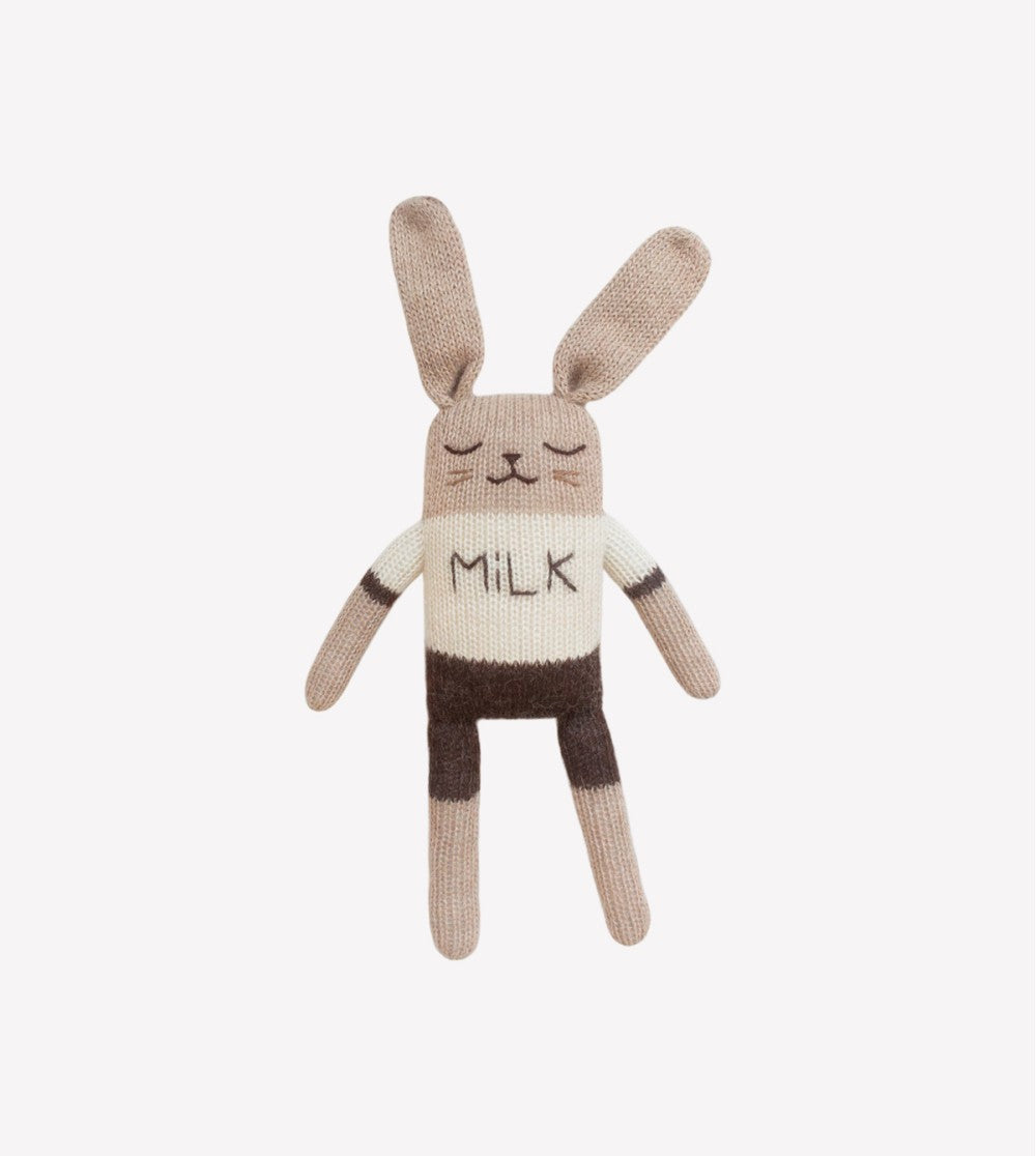 Doudou lapin Milk | Main Sauvage x Organic Zoo
