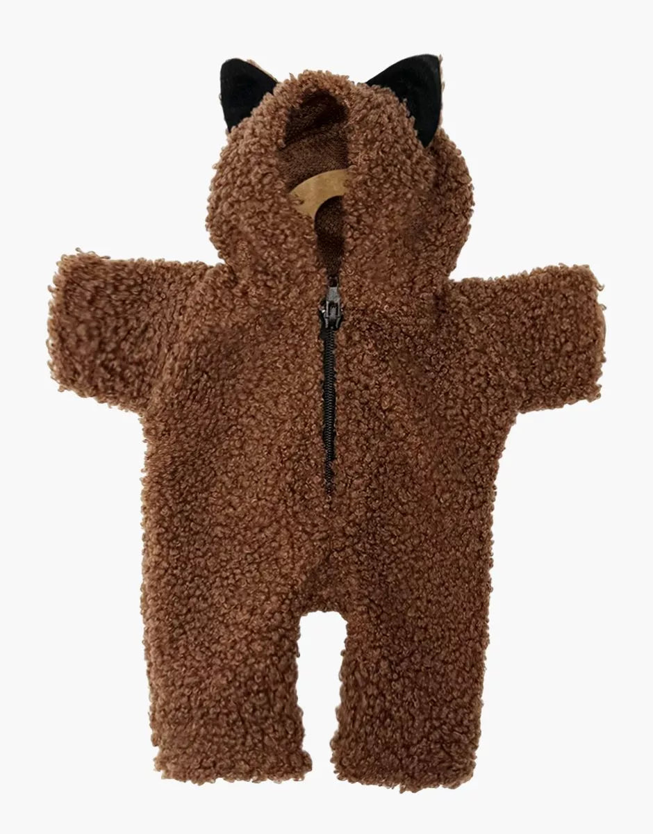 Babies – Combinaison Halloween P’tit chat en bouclette marron - MINIKANE
