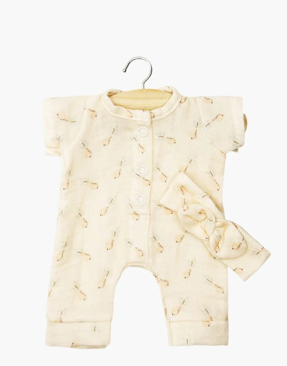 Babies - Combinaison Lili et son headband en  gaze de coton Hélène - MINIKANE