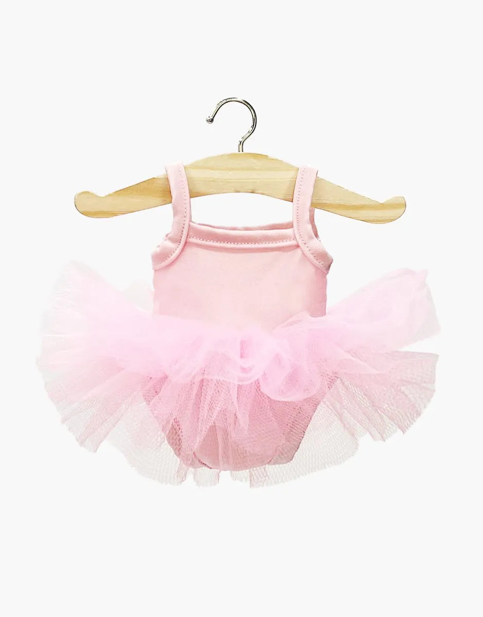 Tutu Célestine en lycra et tulle fraise - MINIKANE