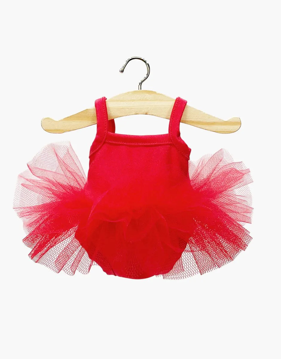 Tutu Célestine en lycra et tulle grenadine - MINIKANE