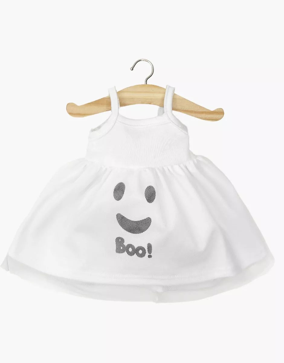 Tutu Rosella « Boo! » en jersey et tulle blanc - MINIKANE