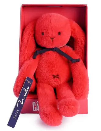 Calin de poche 16cm - Lapin Orange fusion