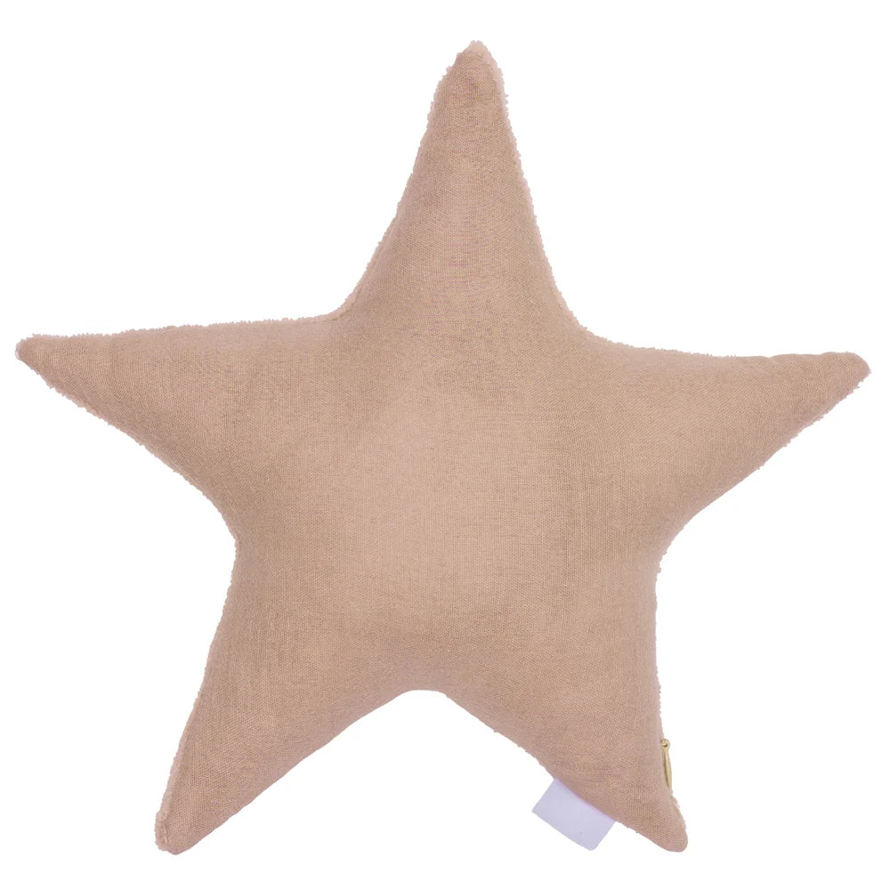 Bouillotte étoile bambou/ gaze de coton Mocha