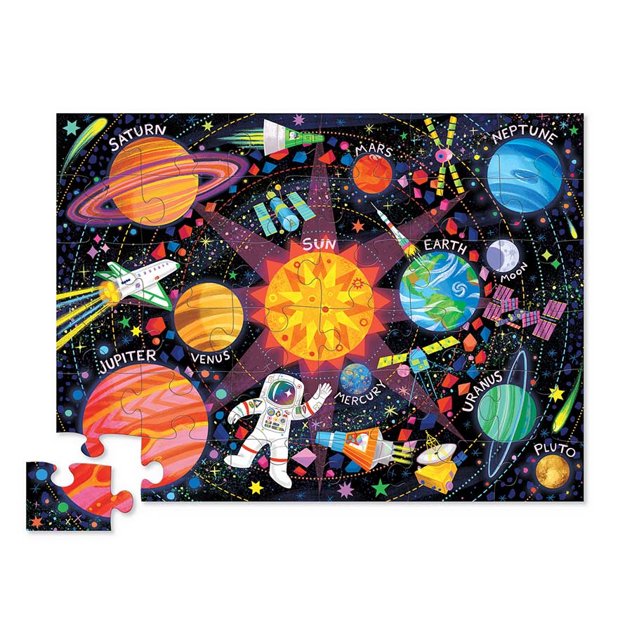 Maxi puzzle l'exploration spatiale - CROCODILE CREEK