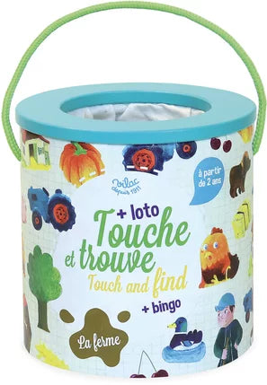 TOUCHE ET TROUVE LA FERME - EN BOIS
