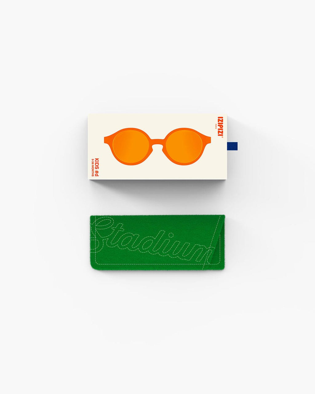 Lunettes de soleil - Forme ronde #D Orange Smash