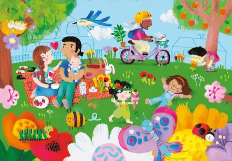 LIVRE-PUZZLE LES 4 SAISONS - SOPHIA TOULIATOU