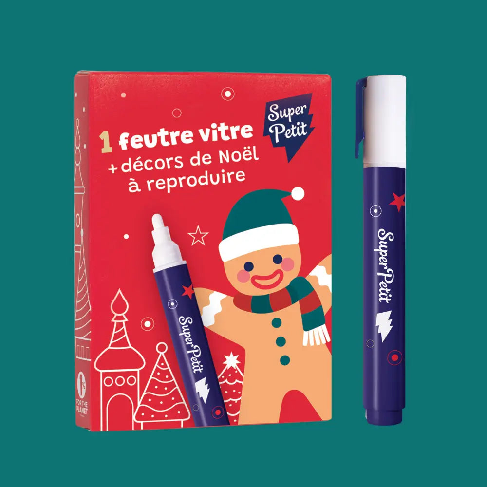 Kit de décoration pour vitres - Motifs de Noël