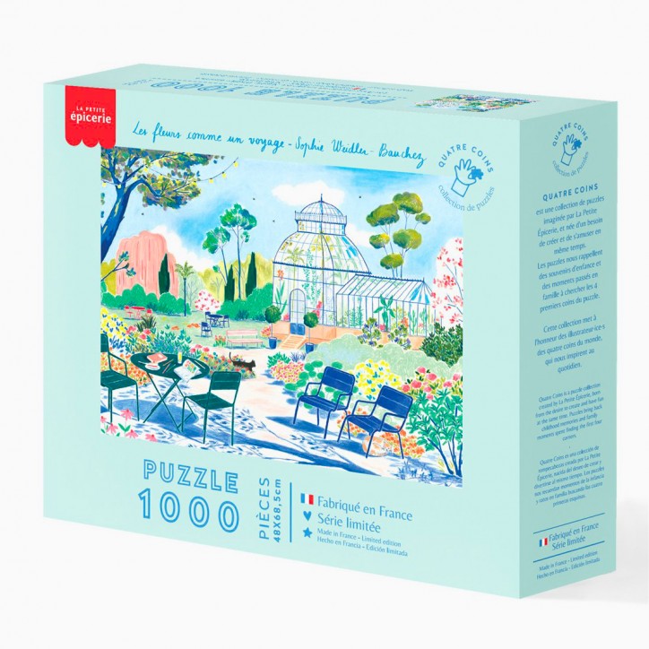 Puzzle Les fleurs comme un voyage par Sophie  Weidler-Bauchez - 1000 pièces