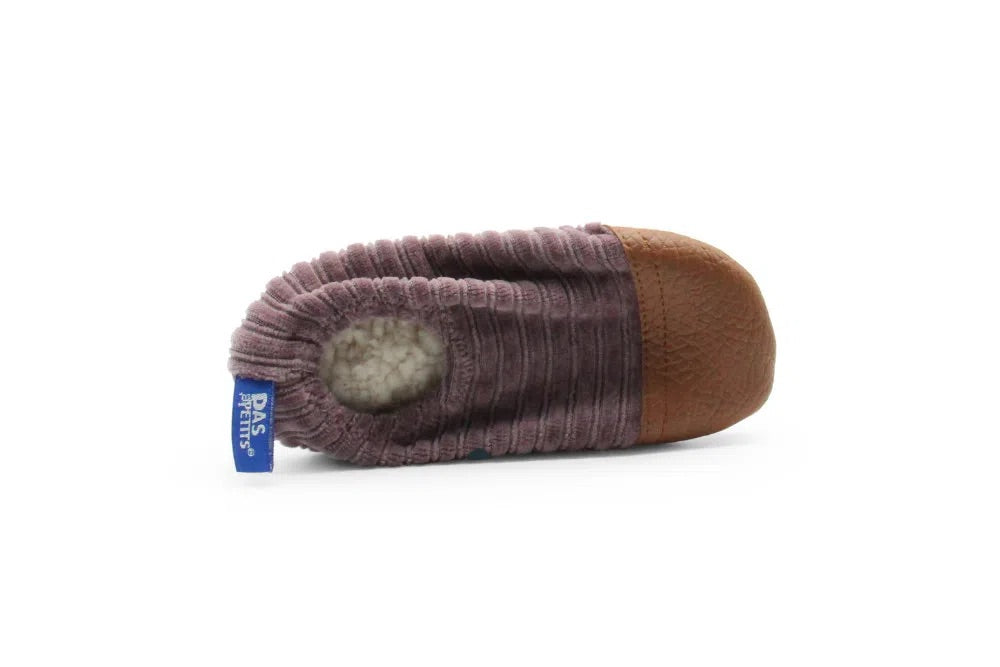 Chaussons Les Petits Velours Figue