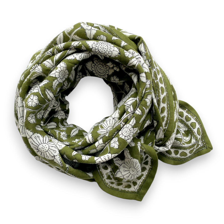 BIG FOULARD LATIKA "CŒUR" ORTIES