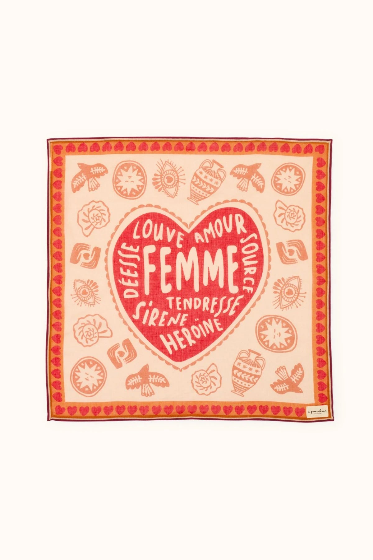 Small Foulard Mamavida - Mummy Fire