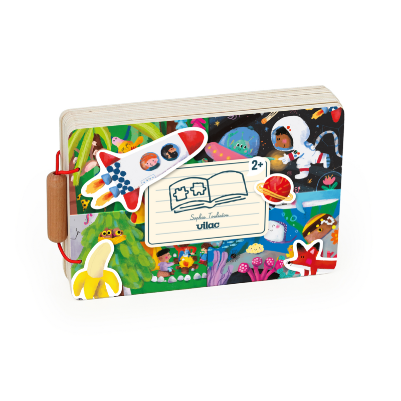 Livre puzzles en bois – Le voyage