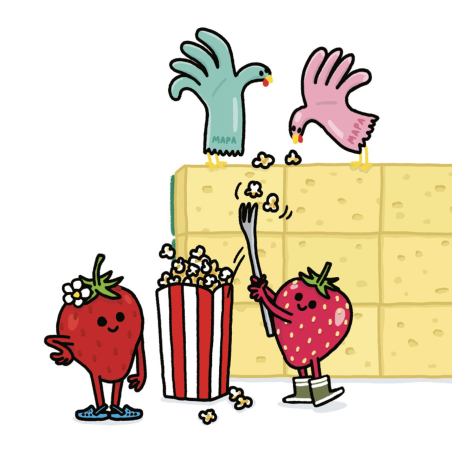 CHARLOTTE la fraise va à la ferme