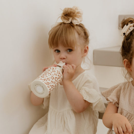 Gourde crème léopard