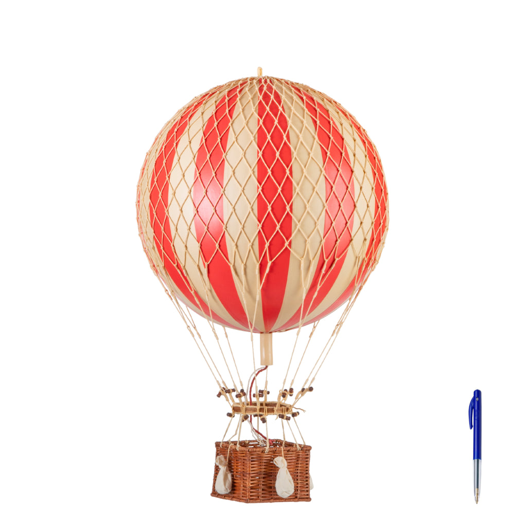 Grande montgolfière rouge