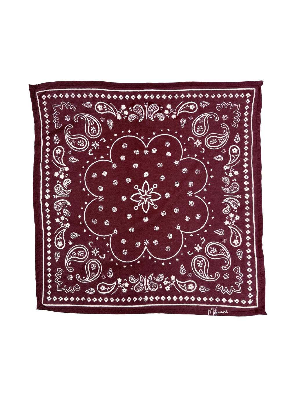 Petit foulard OSCAR - Bandana Grenat
