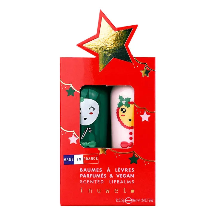 Coffret duo de baumes à lèvres Star - INUWET