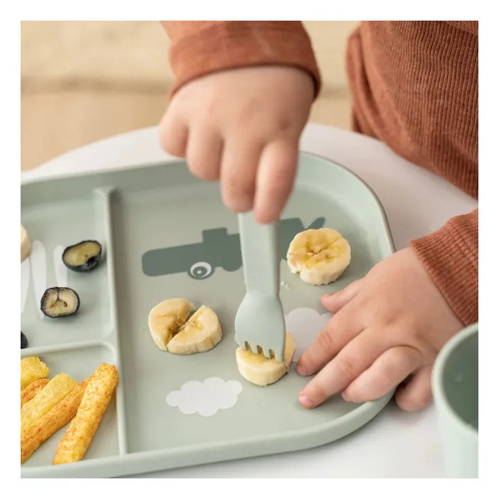 Lot de 3 Couverts Foodie - Happy Dots Vert
