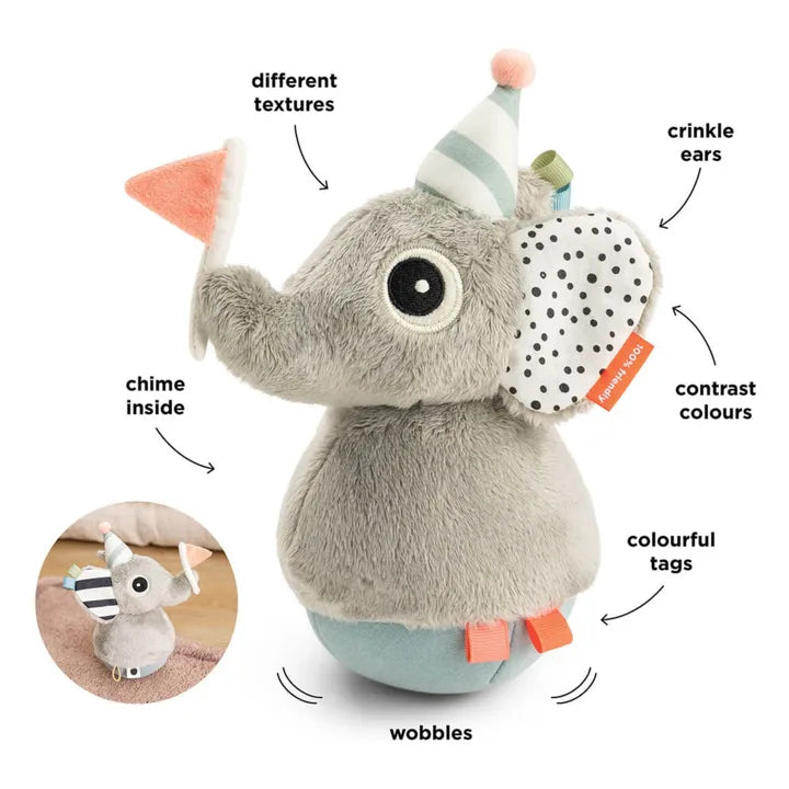 Jouet culbuto Elphee Multicolore