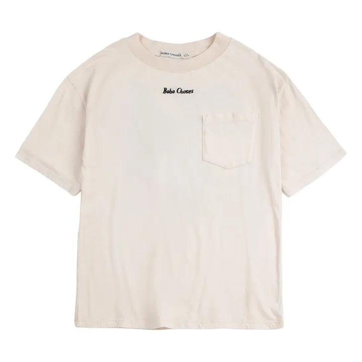 T-shirt Oversize Rapid Radish Coton Bio | Blanc - Bobo choses