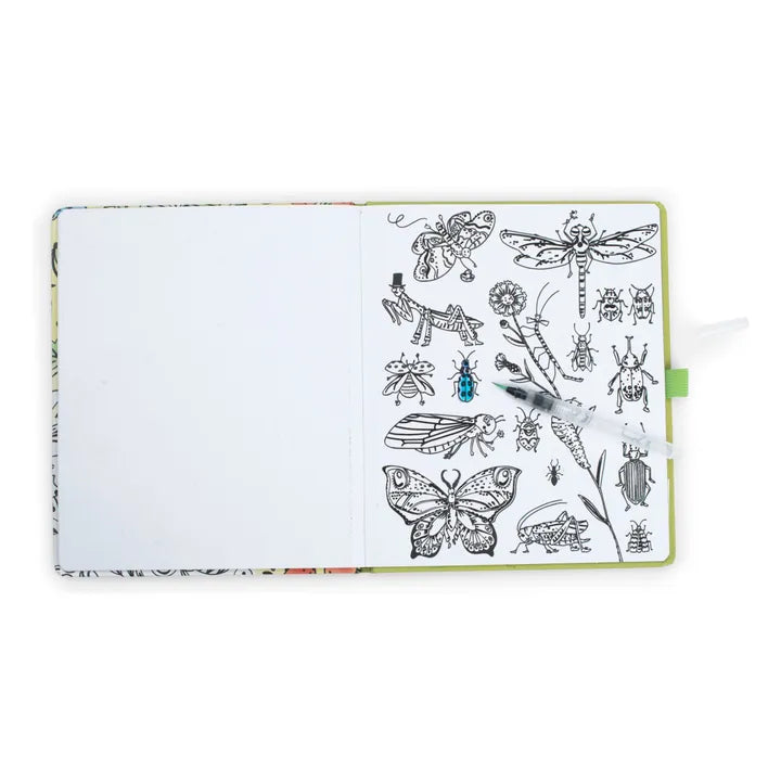 Cahier de coloriage aquarelle magique - Le jardin du Moulin