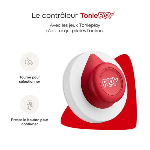 Coffret Tonieplay - Les héros de la Grande Vallée à la rescousse + Contrôleur Rouge