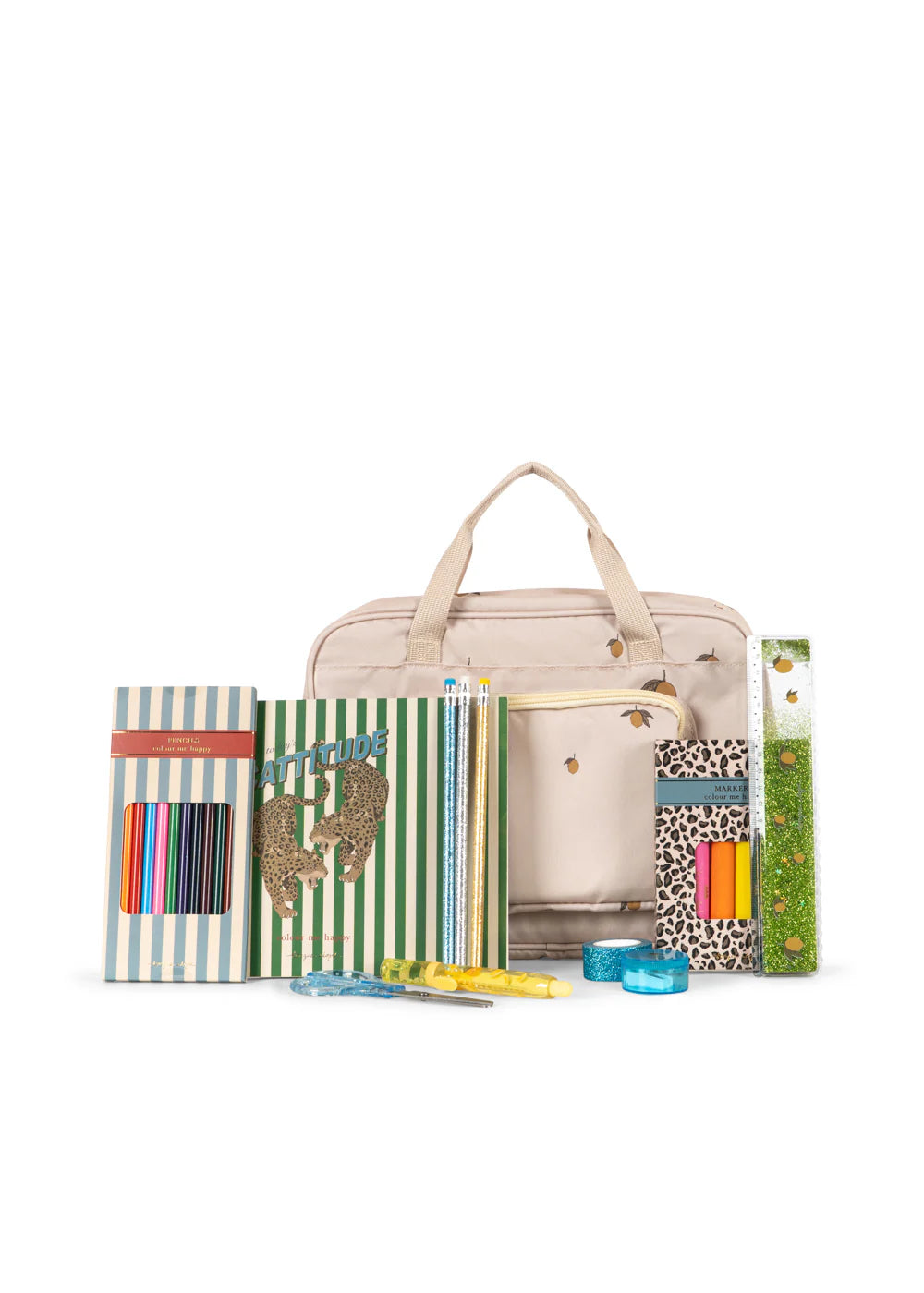 Valise de coloriage - Citron