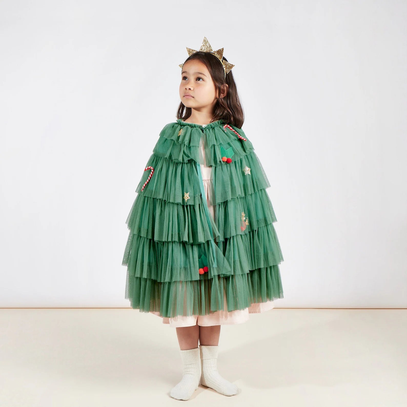 Costume de cape d'arbre de Noël
