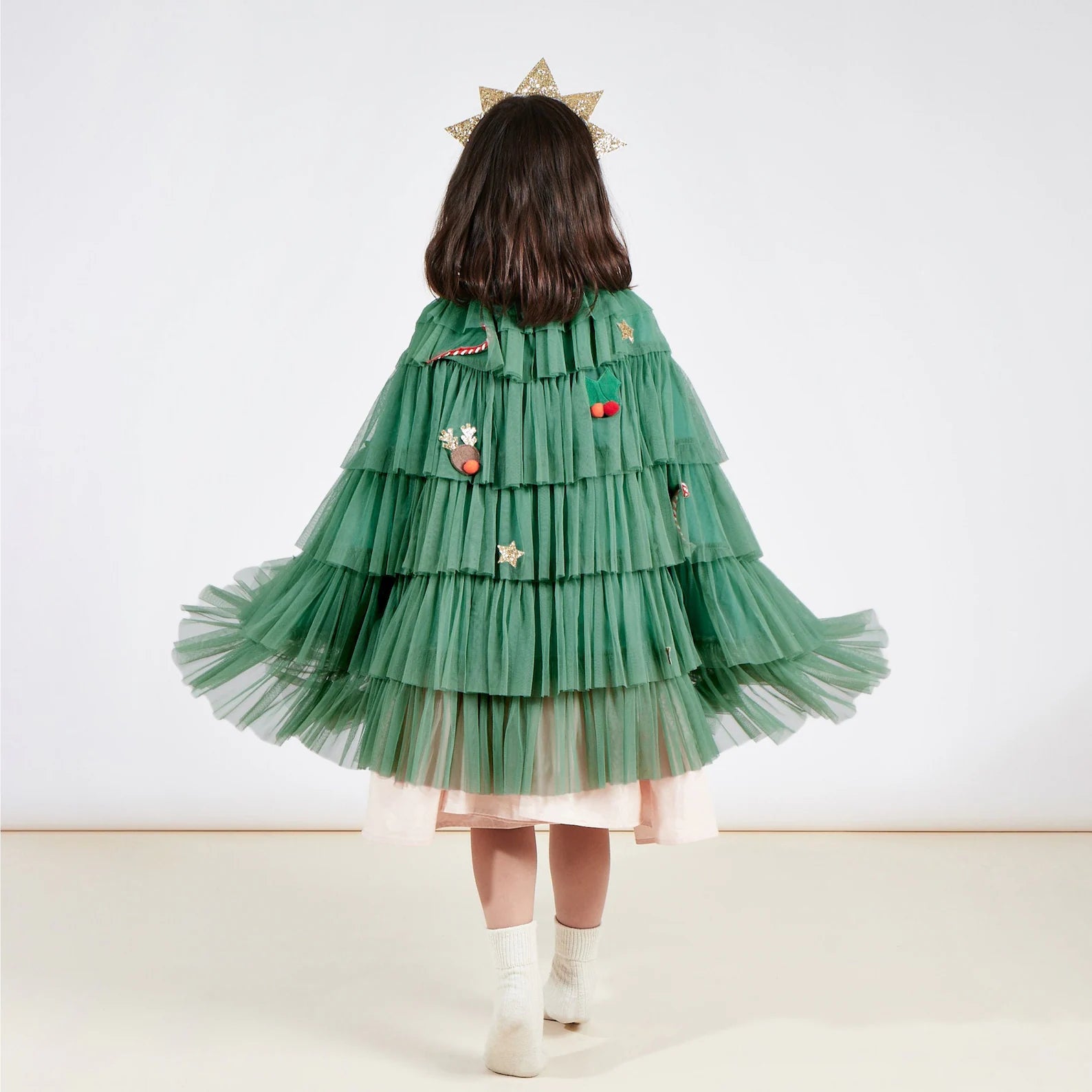 Costume de cape d'arbre de Noël
