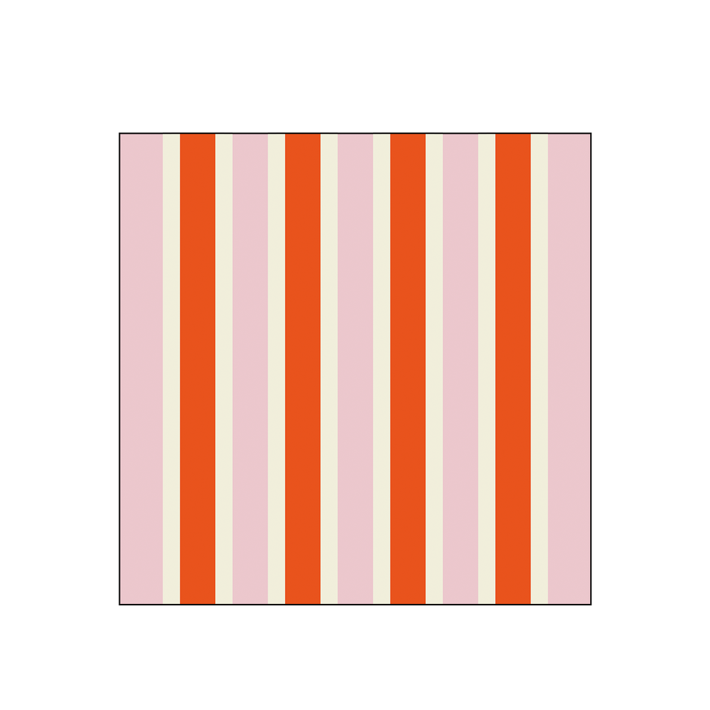 Serviette papier rayure x20