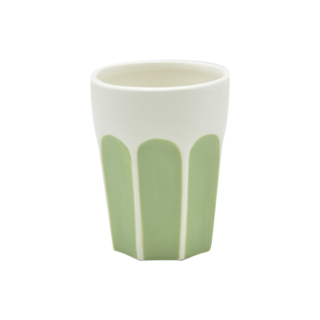 Tasse gobelet maxi Colette matcha D8,8 H11cm