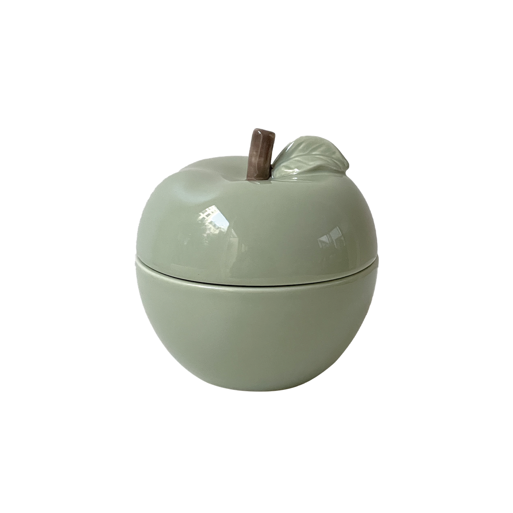 Bougie pom' glow matcha salvia D9,8 H10,2cm
