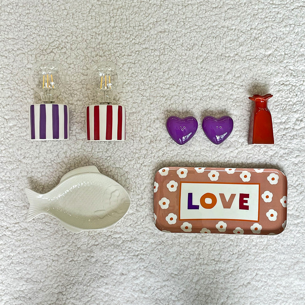 Plateau rectangle Dream assortie L30 H15cm