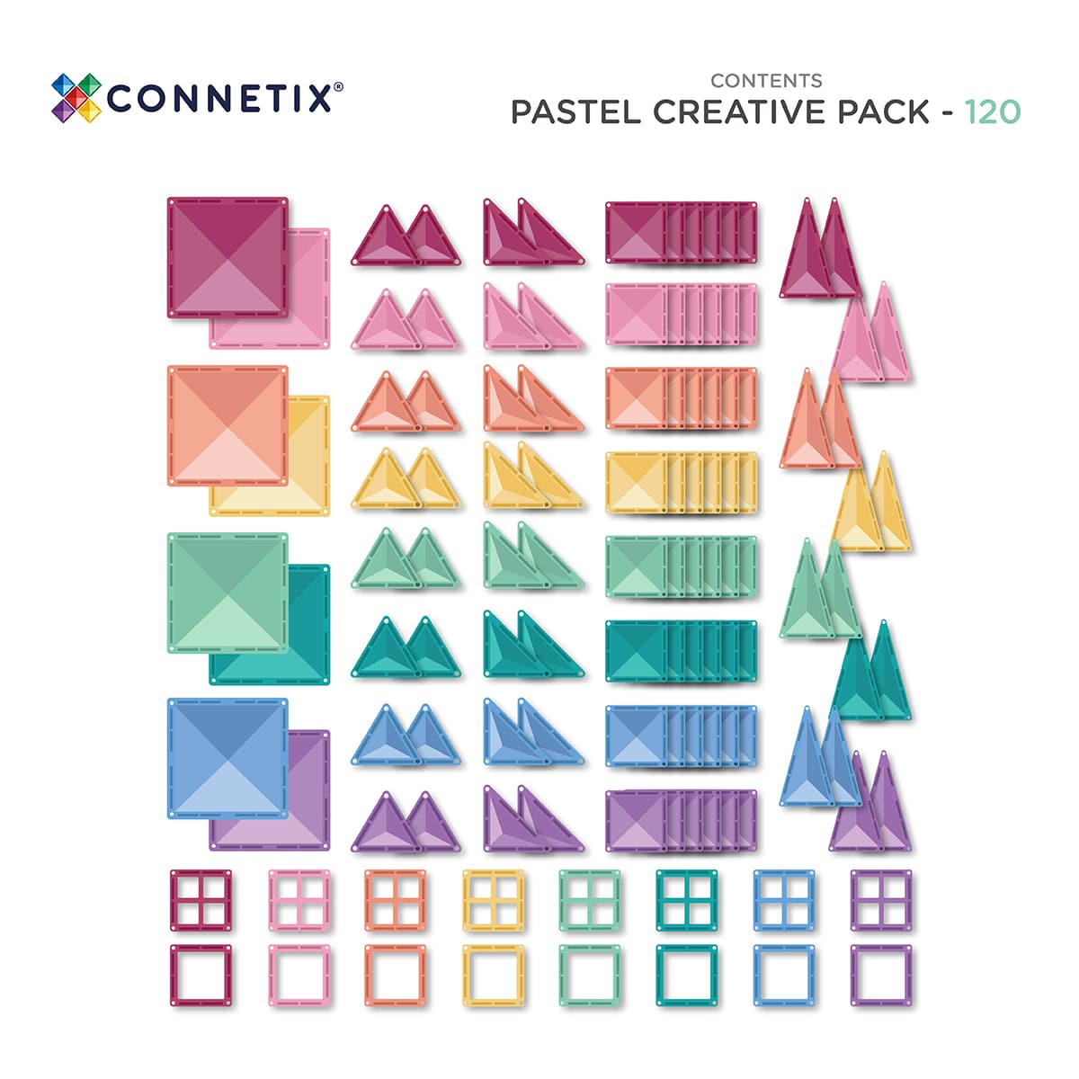 Pack créatif pastel 120 pièces